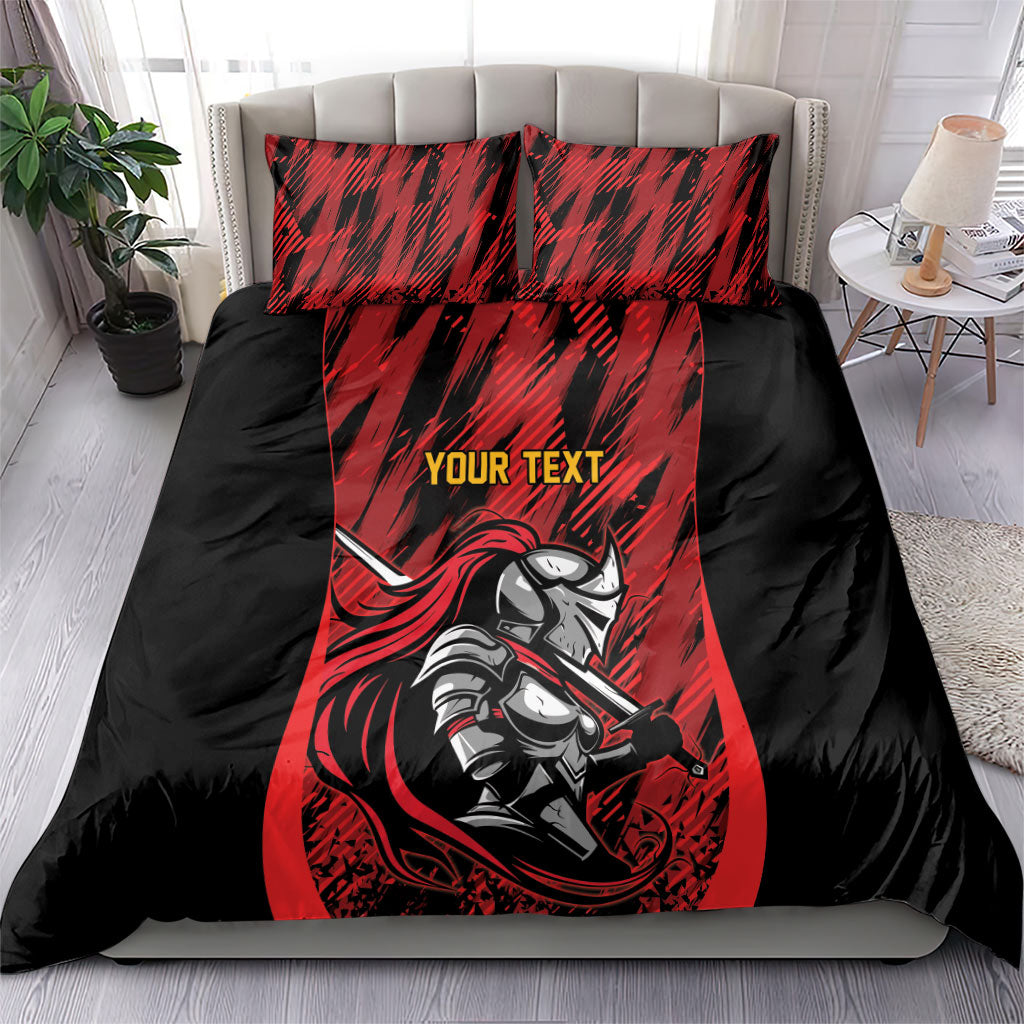 Custom Women’s Cricket Trinidad and Tobago Bedding Set Caribbean Woman Knight