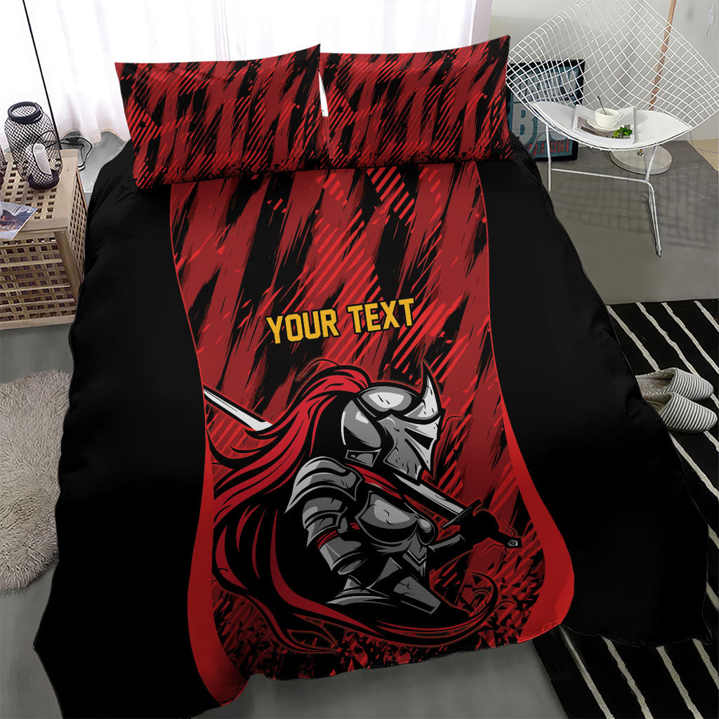 Custom Women’s Cricket Trinidad and Tobago Bedding Set Caribbean Woman Knight