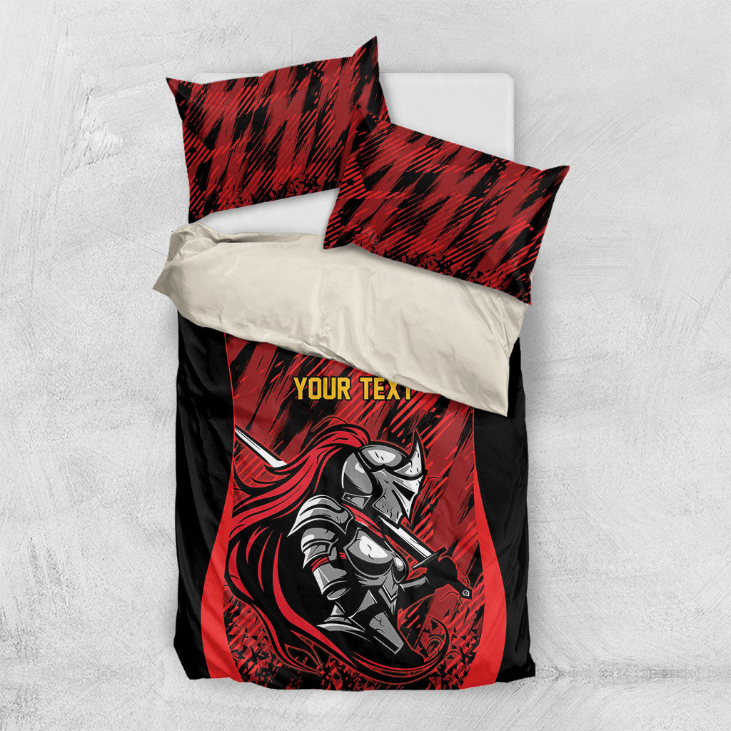 Custom Women’s Cricket Trinidad and Tobago Bedding Set Caribbean Woman Knight