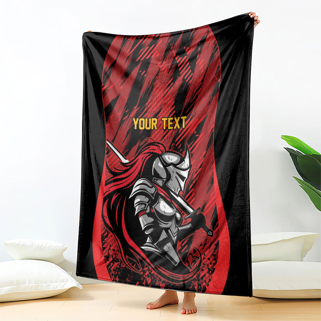 Custom Women’s Cricket Trinidad and Tobago Blanket Caribbean Woman Knight