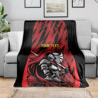 Custom Women’s Cricket Trinidad and Tobago Blanket Caribbean Woman Knight