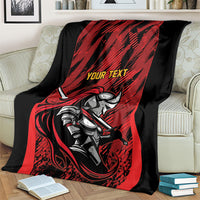 Custom Women’s Cricket Trinidad and Tobago Blanket Caribbean Woman Knight