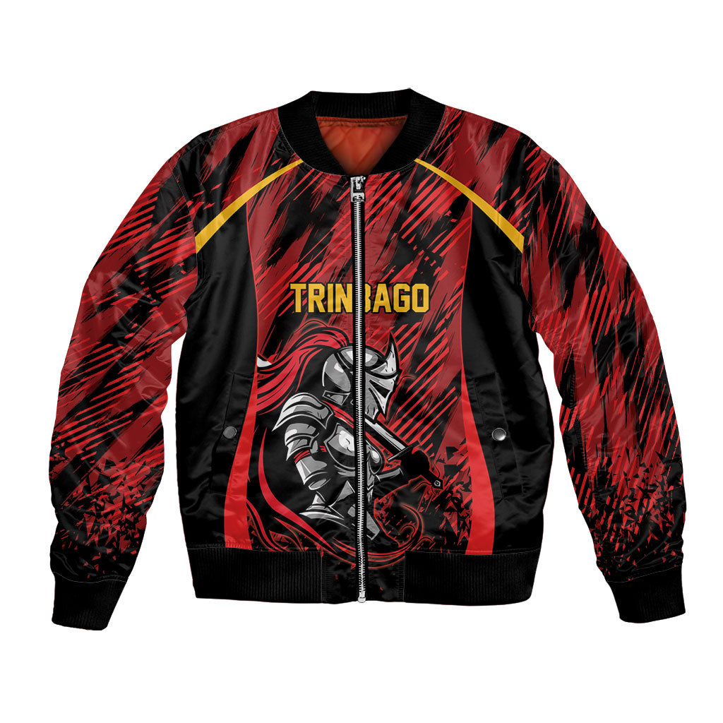 Custom Women’s Cricket Trinidad and Tobago Bomber Jacket Caribbean Woman Knight