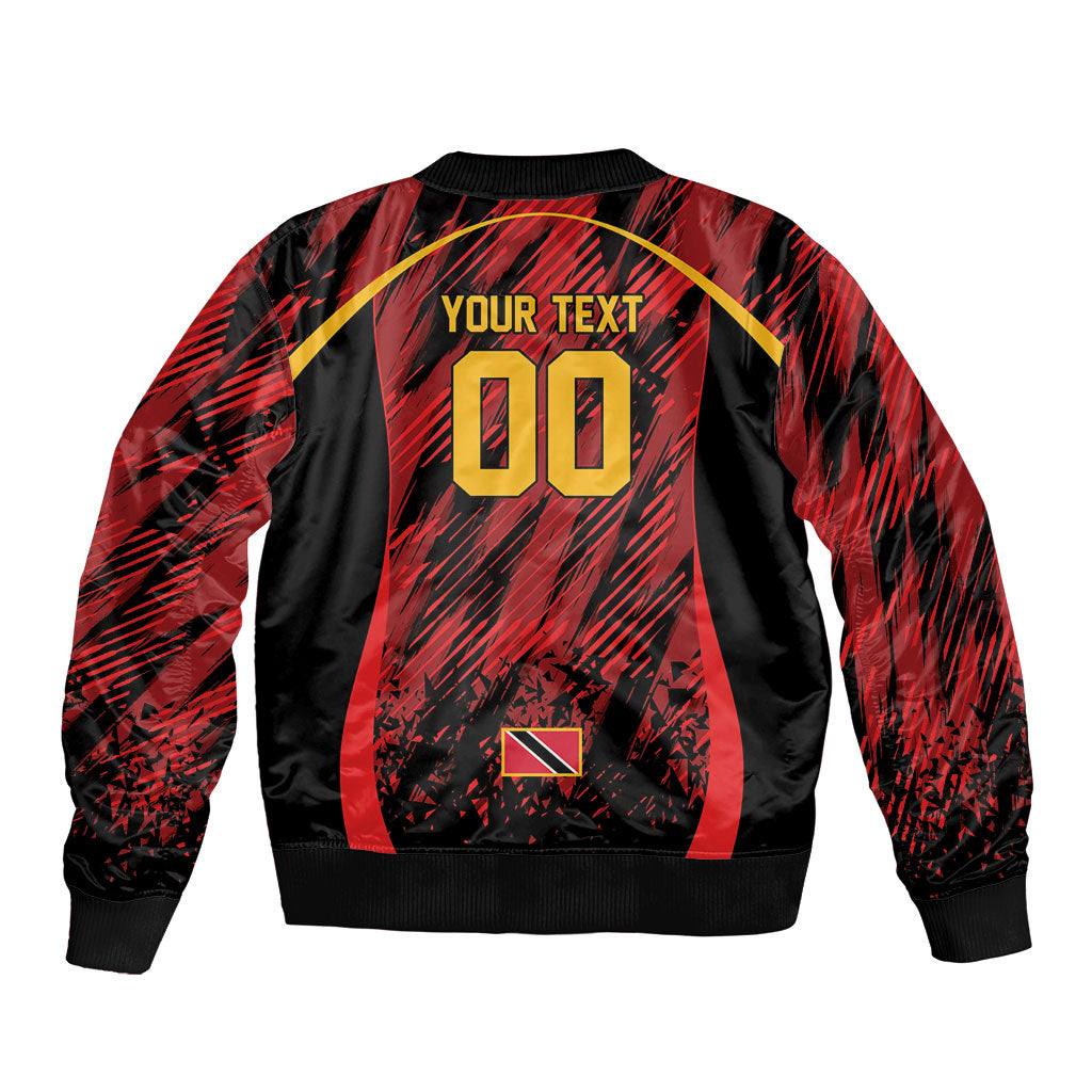 Custom Women’s Cricket Trinidad and Tobago Bomber Jacket Caribbean Woman Knight