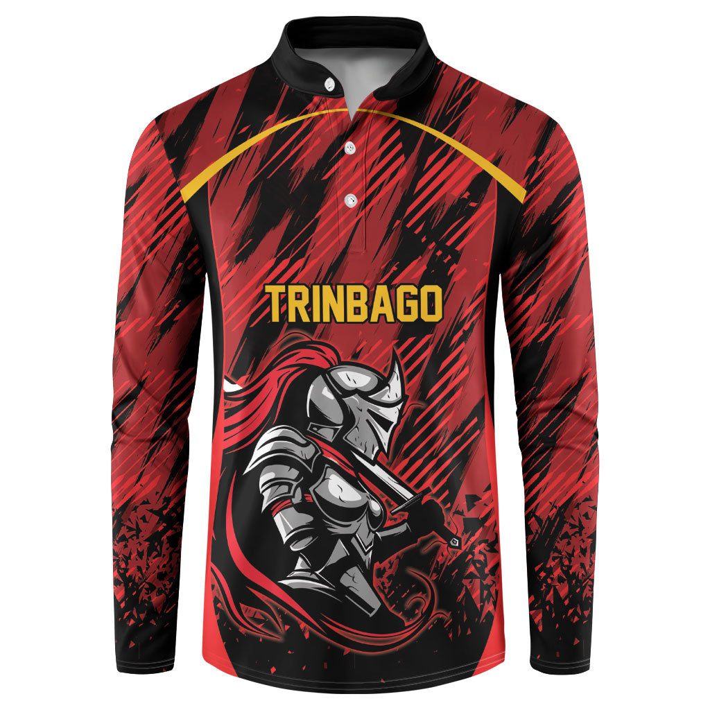 Custom Women’s Cricket Trinidad and Tobago Button Sweatshirt Caribbean Woman Knight
