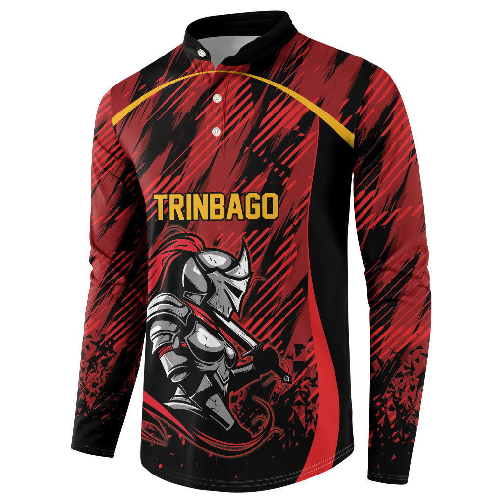 Custom Women’s Cricket Trinidad and Tobago Button Sweatshirt Caribbean Woman Knight