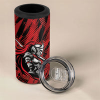 Custom Women’s Cricket Trinidad and Tobago 4 in 1 Can Cooler Tumbler Caribbean Woman Knight
