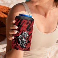 Custom Women’s Cricket Trinidad and Tobago 4 in 1 Can Cooler Tumbler Caribbean Woman Knight
