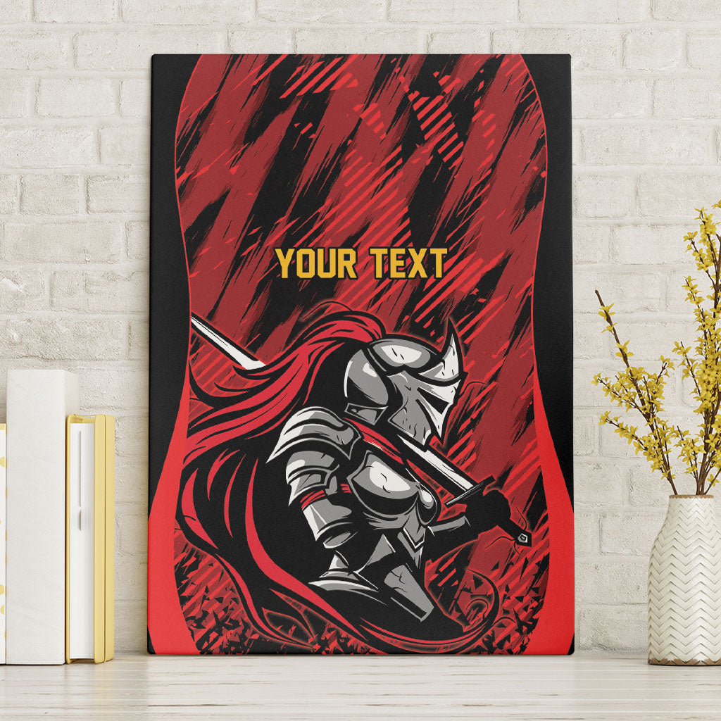 Custom Women’s Cricket Trinidad and Tobago Canvas Wall Art Caribbean Woman Knight
