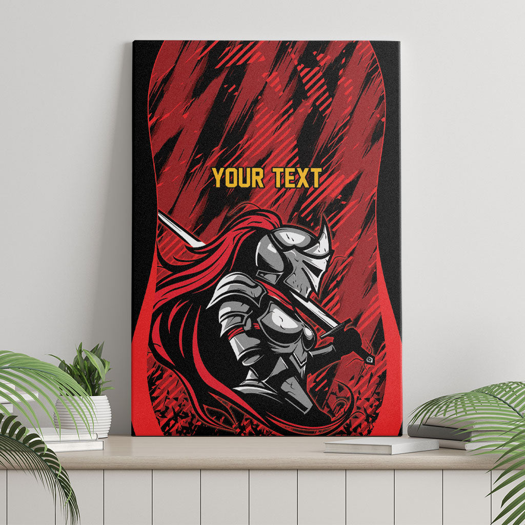 Custom Women’s Cricket Trinidad and Tobago Canvas Wall Art Caribbean Woman Knight