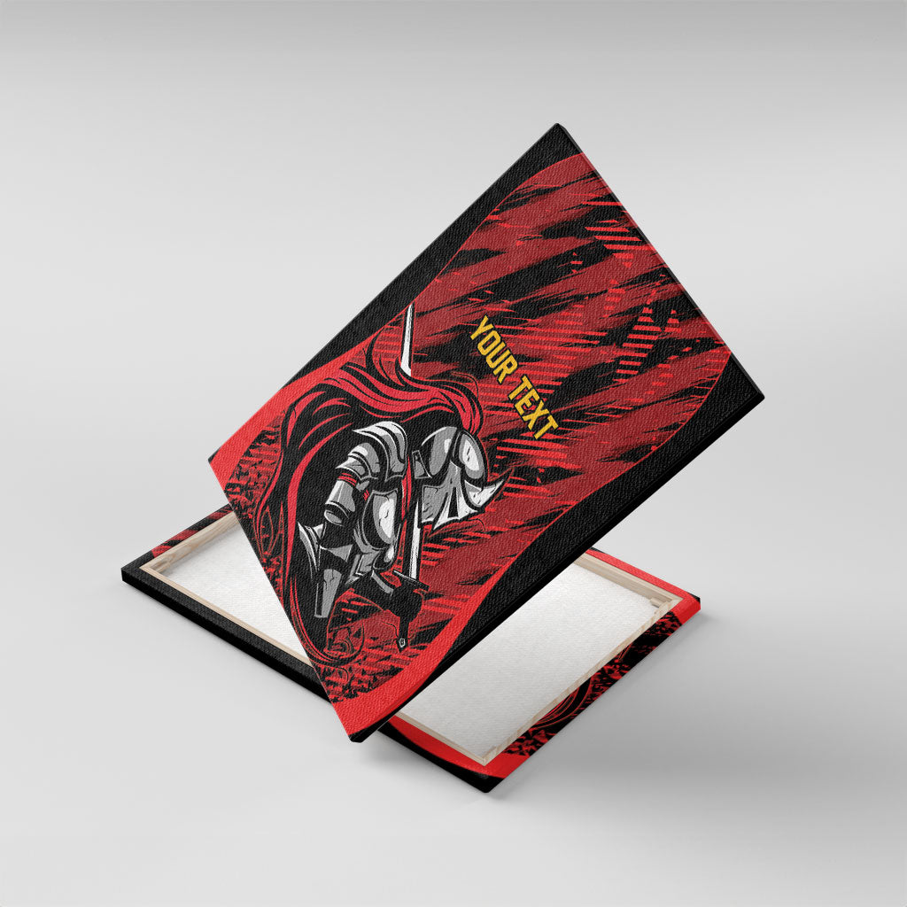 Custom Women’s Cricket Trinidad and Tobago Canvas Wall Art Caribbean Woman Knight