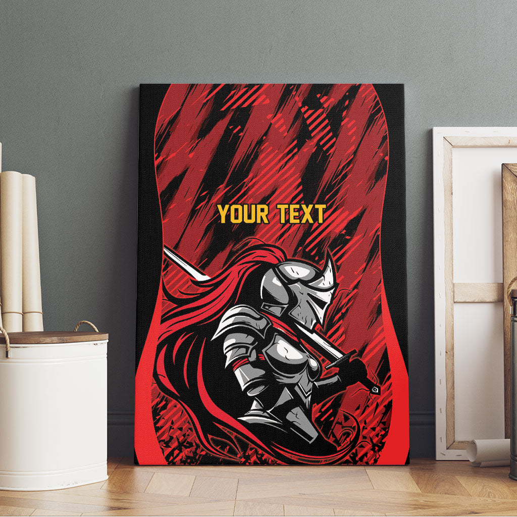 Custom Women’s Cricket Trinidad and Tobago Canvas Wall Art Caribbean Woman Knight
