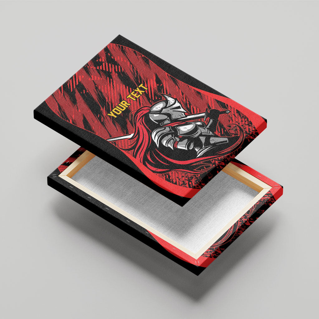 Custom Women’s Cricket Trinidad and Tobago Canvas Wall Art Caribbean Woman Knight