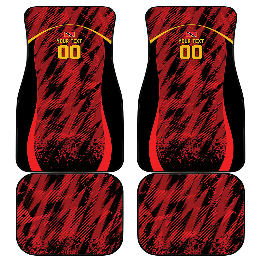 Custom Women’s Cricket Trinidad and Tobago Car Mats Caribbean Woman Knight