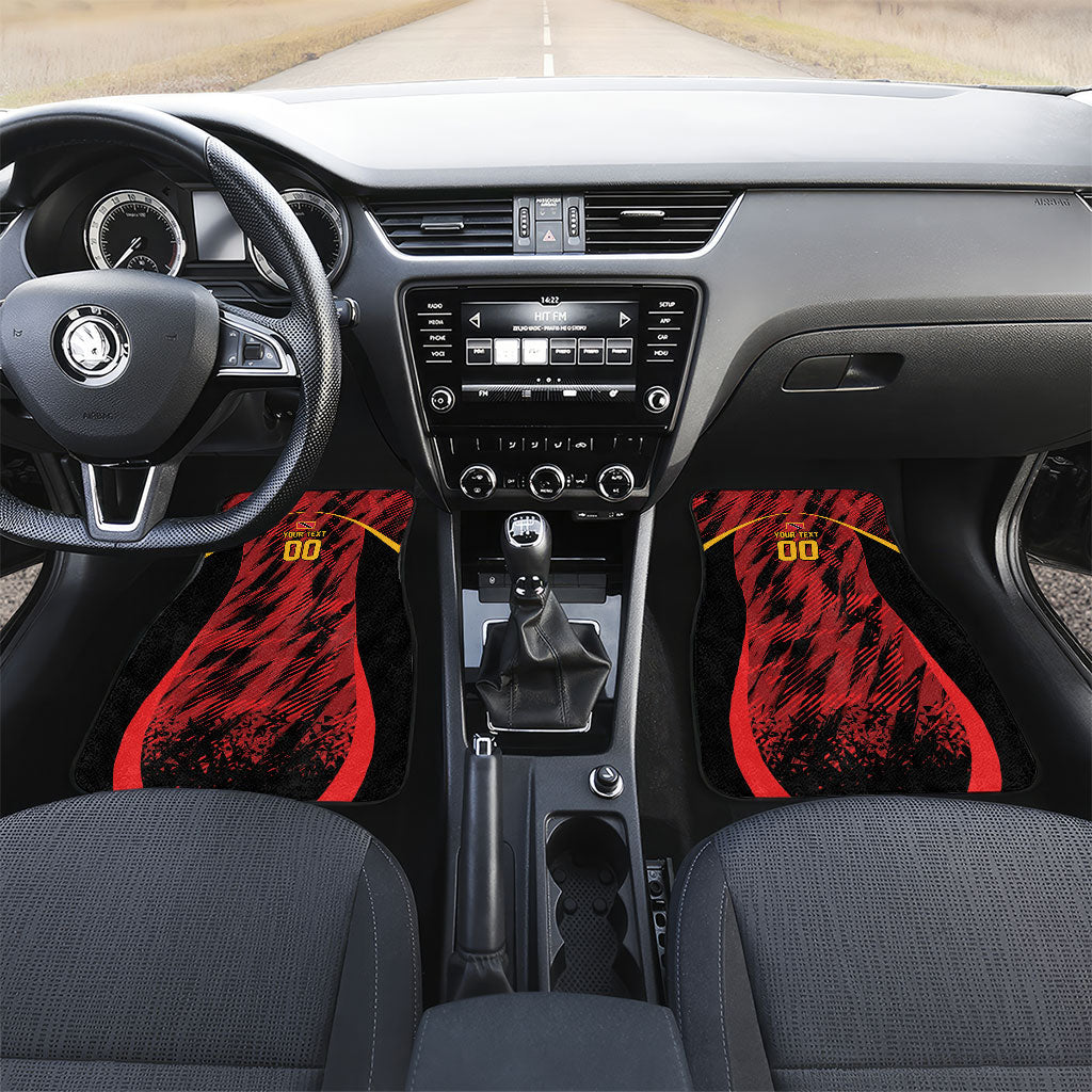 Custom Women’s Cricket Trinidad and Tobago Car Mats Caribbean Woman Knight