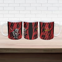Custom Women’s Cricket Trinidad and Tobago Ceramic Mug Caribbean Woman Knight