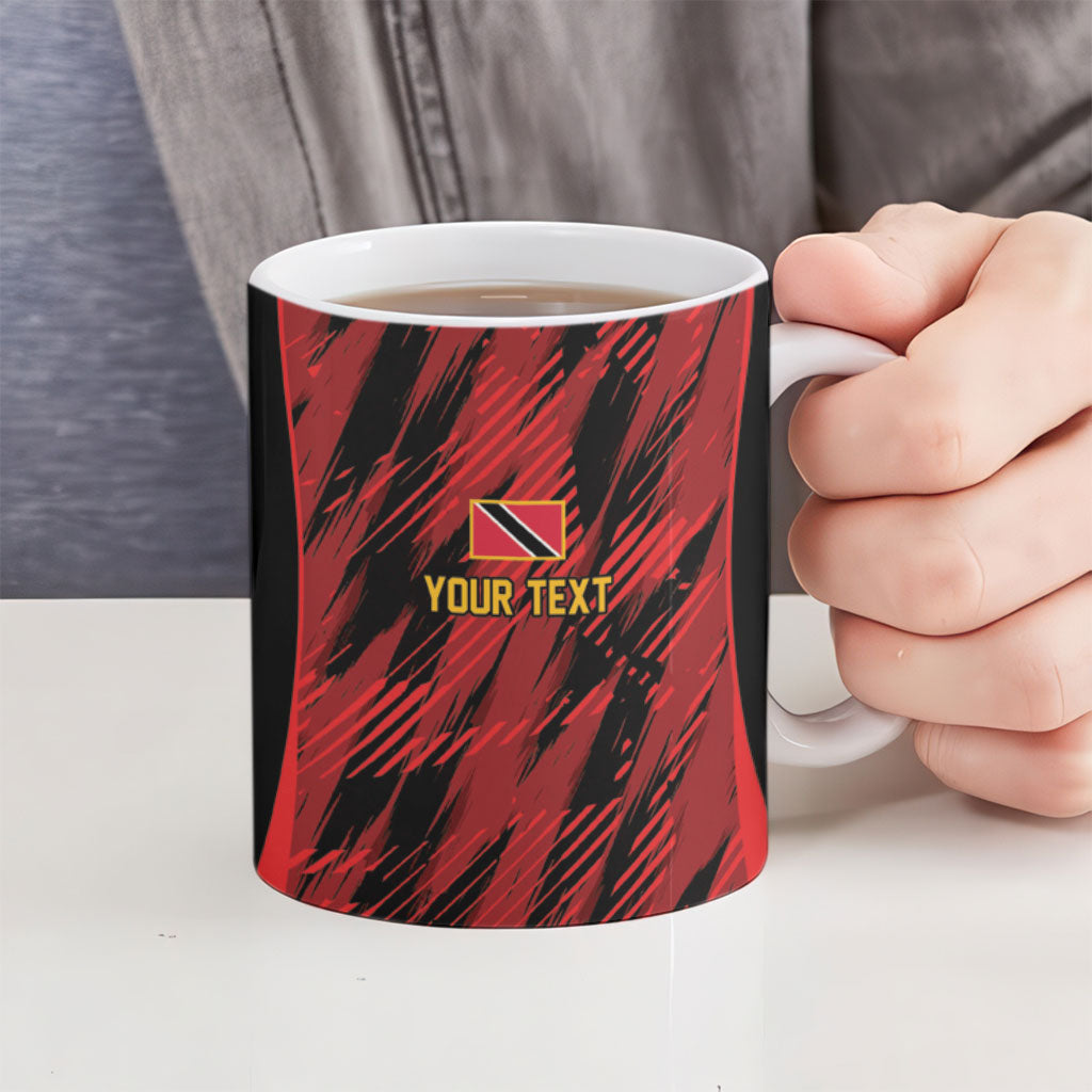 Custom Women’s Cricket Trinidad and Tobago Ceramic Mug Caribbean Woman Knight
