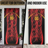 Custom Women’s Cricket Trinidad and Tobago Door Cover Caribbean Woman Knight