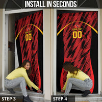 Custom Women’s Cricket Trinidad and Tobago Door Cover Caribbean Woman Knight