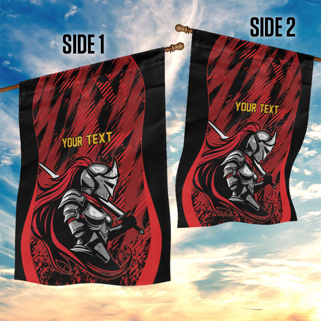 Custom Women’s Cricket Trinidad and Tobago Garden Flag Caribbean Woman Knight