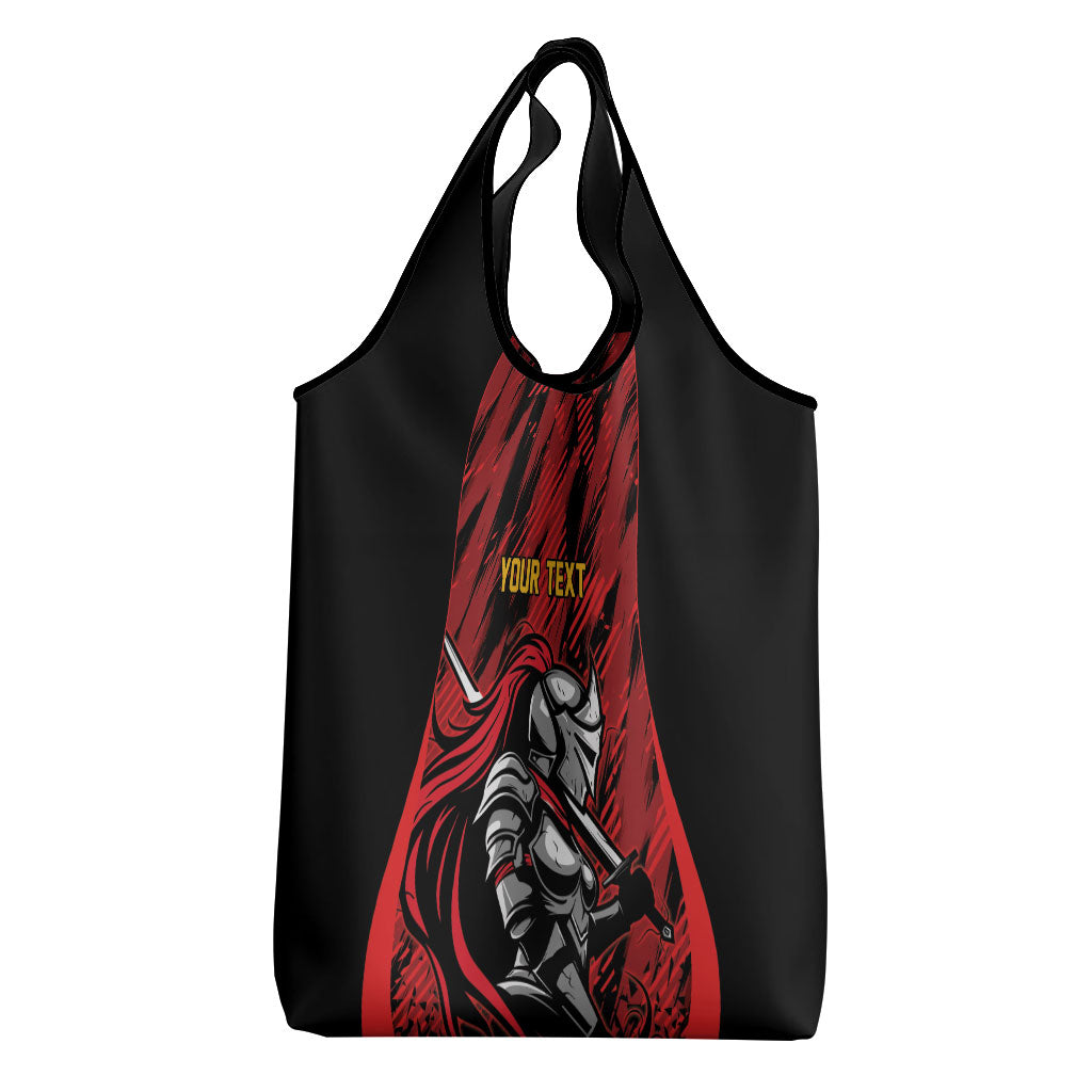 Custom Women’s Cricket Trinidad and Tobago Grocery Bag Caribbean Woman Knight