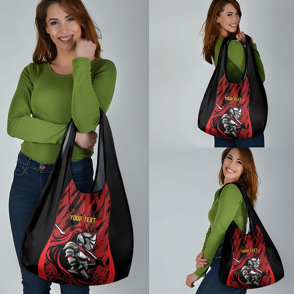 Custom Women’s Cricket Trinidad and Tobago Grocery Bag Caribbean Woman Knight