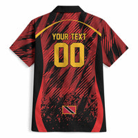 Custom Women’s Cricket Trinidad and Tobago Hawaiian Shirt Caribbean Woman Knight