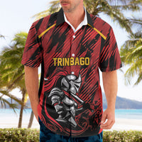 Custom Women’s Cricket Trinidad and Tobago Hawaiian Shirt Caribbean Woman Knight