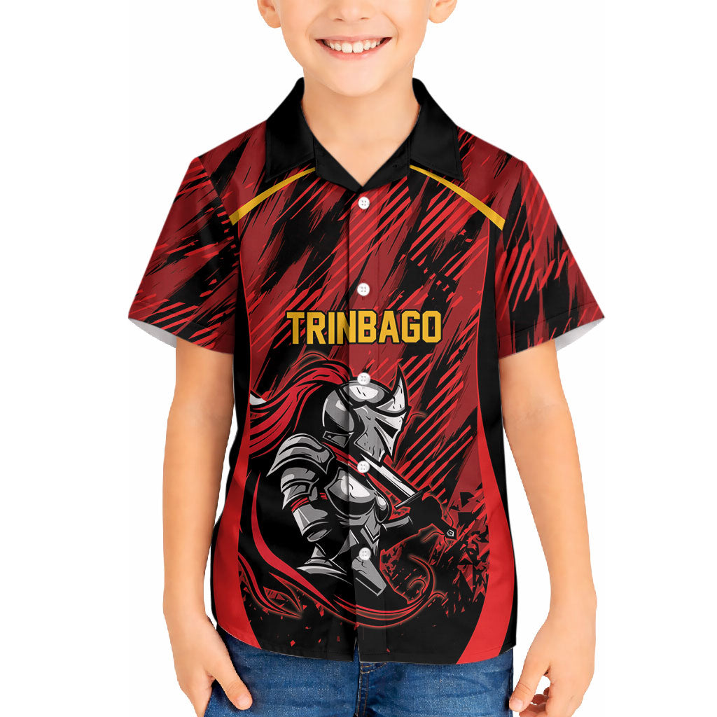 Custom Women’s Cricket Trinidad and Tobago Hawaiian Shirt Caribbean Woman Knight