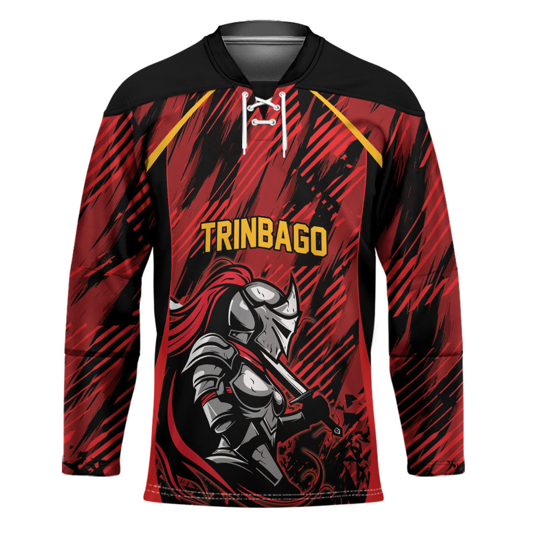 Custom Women’s Cricket Trinidad and Tobago Hockey Jersey Caribbean Woman Knight