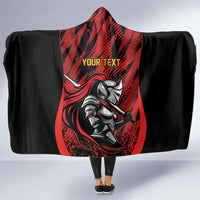 Custom Women’s Cricket Trinidad and Tobago Hooded Blanket Caribbean Woman Knight
