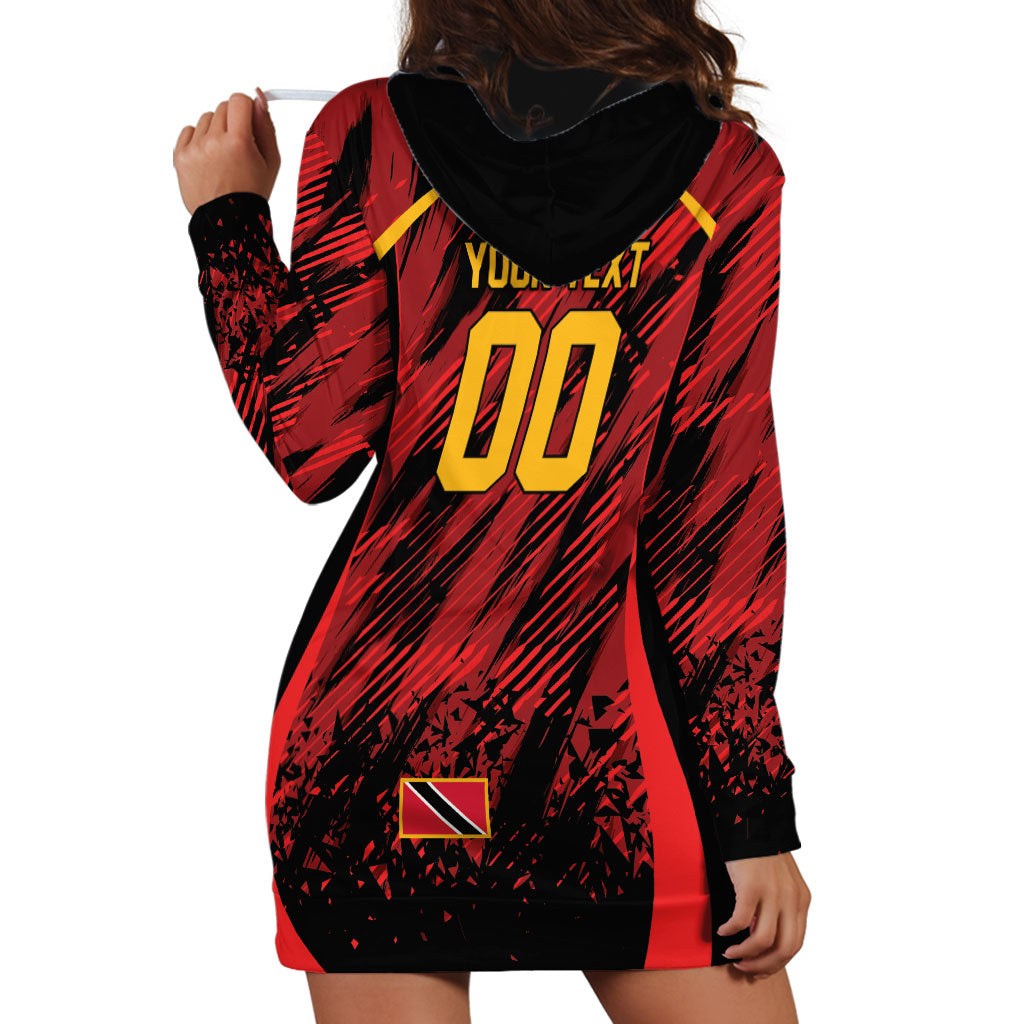 Custom Women’s Cricket Trinidad and Tobago Hoodie Dress Caribbean Woman Knight