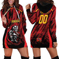 Custom Women’s Cricket Trinidad and Tobago Hoodie Dress Caribbean Woman Knight