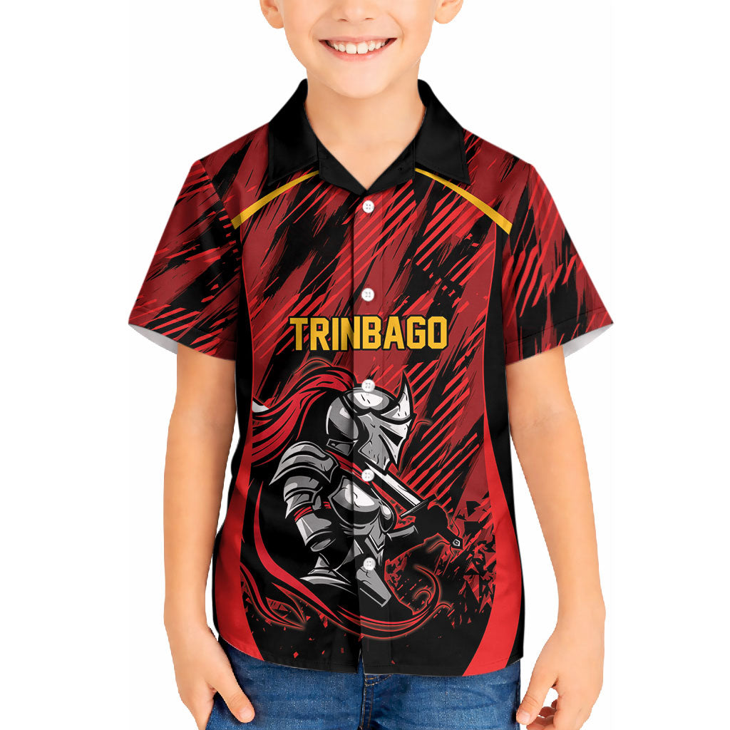 Custom Women’s Cricket Trinidad and Tobago Kid Hawaiian Shirt Caribbean Woman Knight