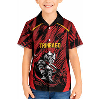 Custom Women’s Cricket Trinidad and Tobago Kid Hawaiian Shirt Caribbean Woman Knight