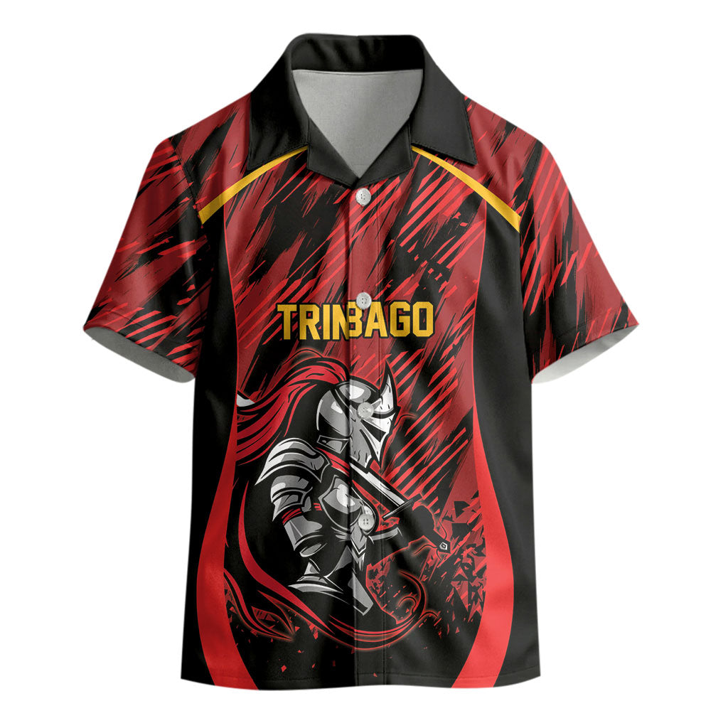 Custom Women’s Cricket Trinidad and Tobago Kid Hawaiian Shirt Caribbean Woman Knight
