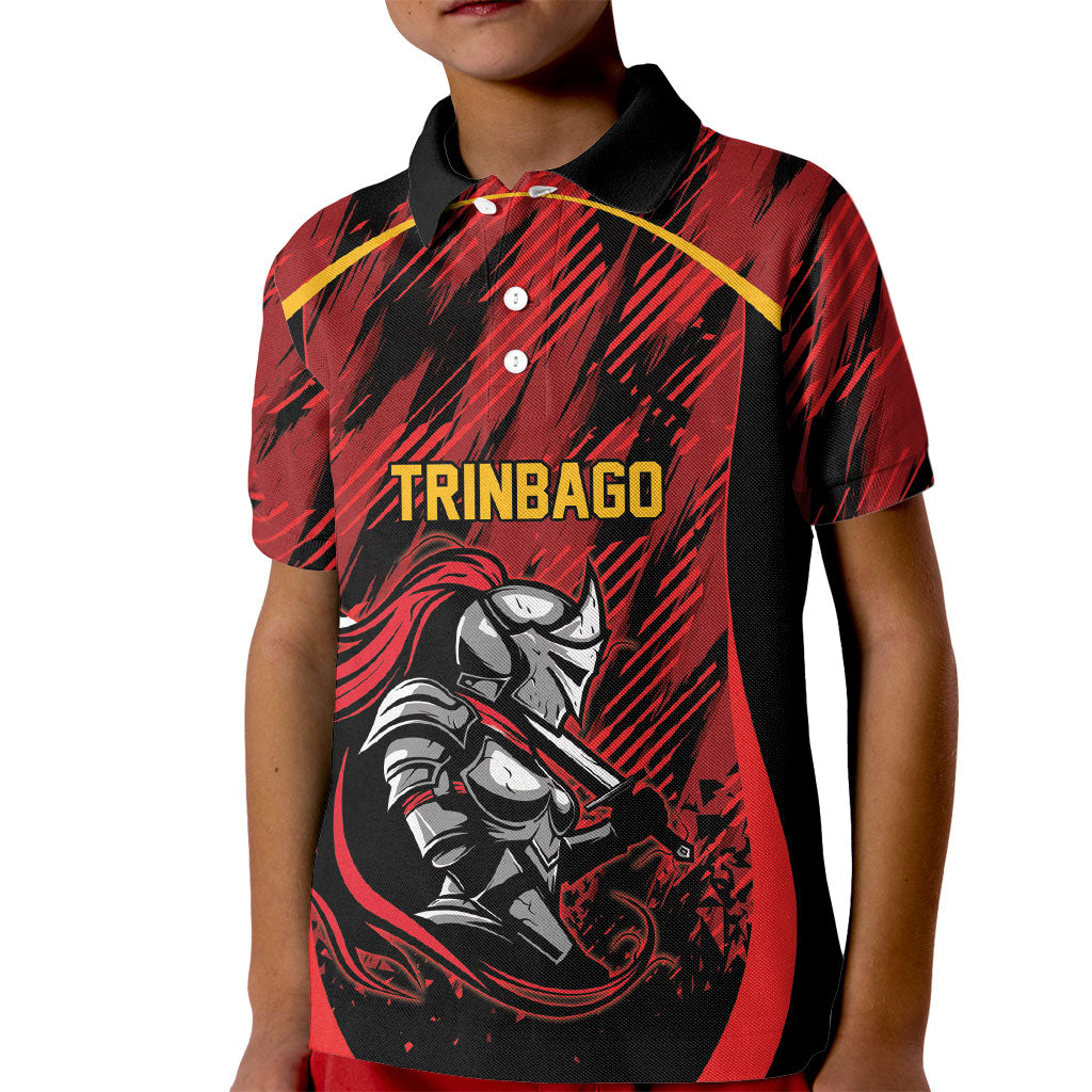 Custom Women’s Cricket Trinidad and Tobago Kid Polo Shirt Caribbean Woman Knight
