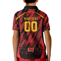 Custom Women’s Cricket Trinidad and Tobago Kid Polo Shirt Caribbean Woman Knight