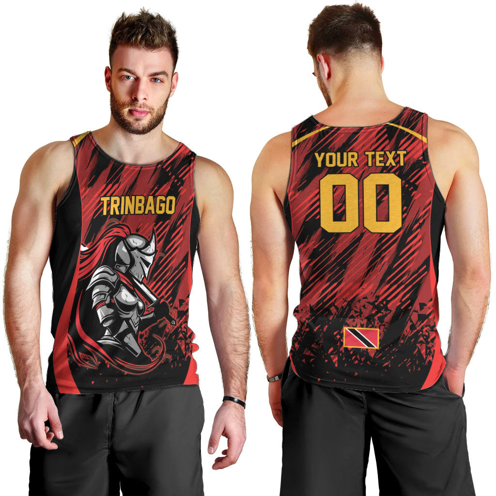 Custom Women’s Cricket Trinidad and Tobago Men Tank Top Caribbean Woman Knight