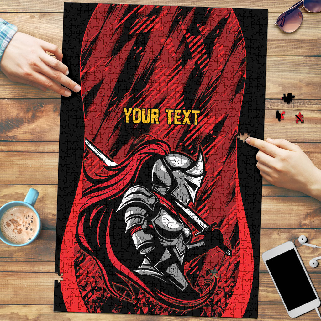 Custom Women’s Cricket Trinidad and Tobago Puzzle Caribbean Woman Knight