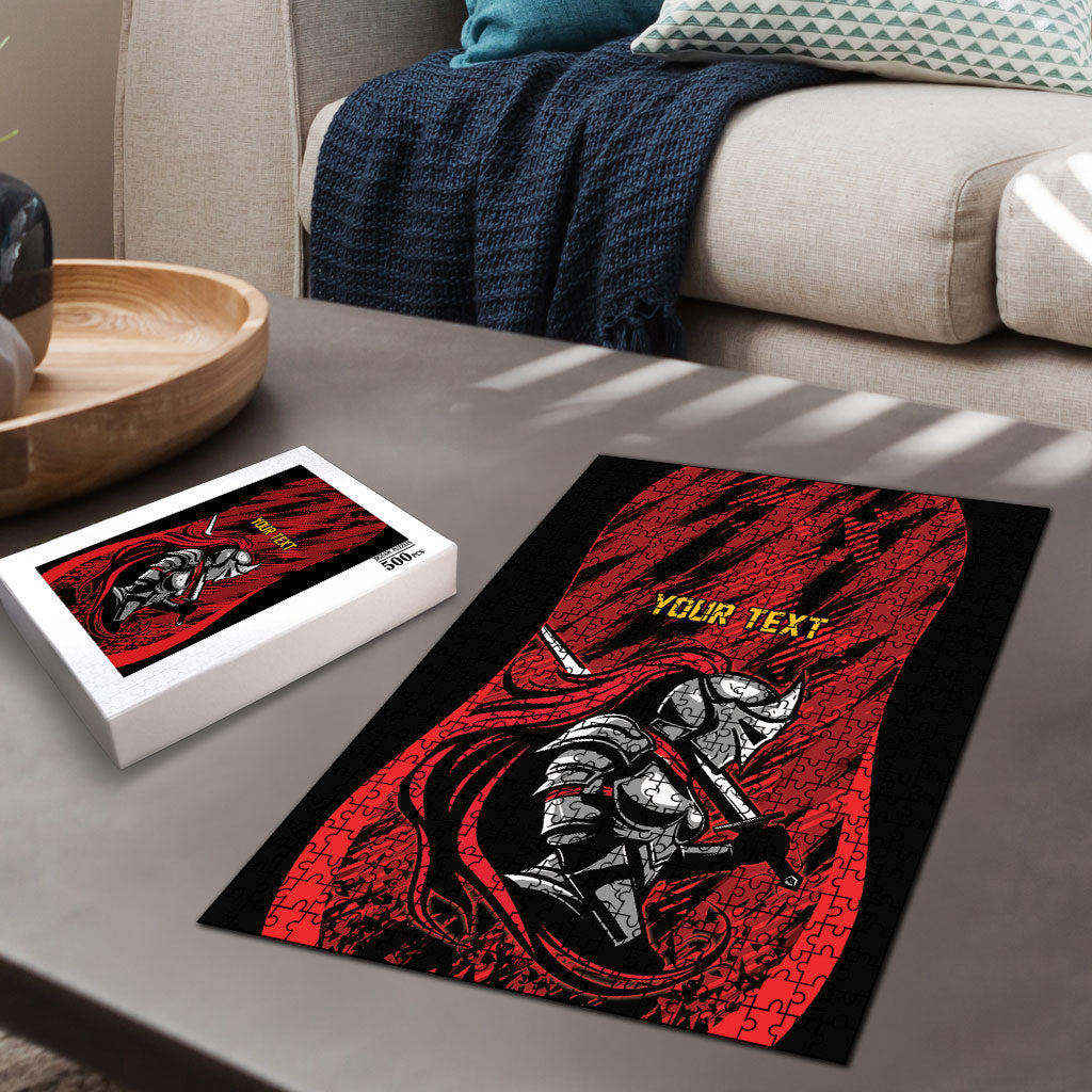 Custom Women’s Cricket Trinidad and Tobago Puzzle Caribbean Woman Knight
