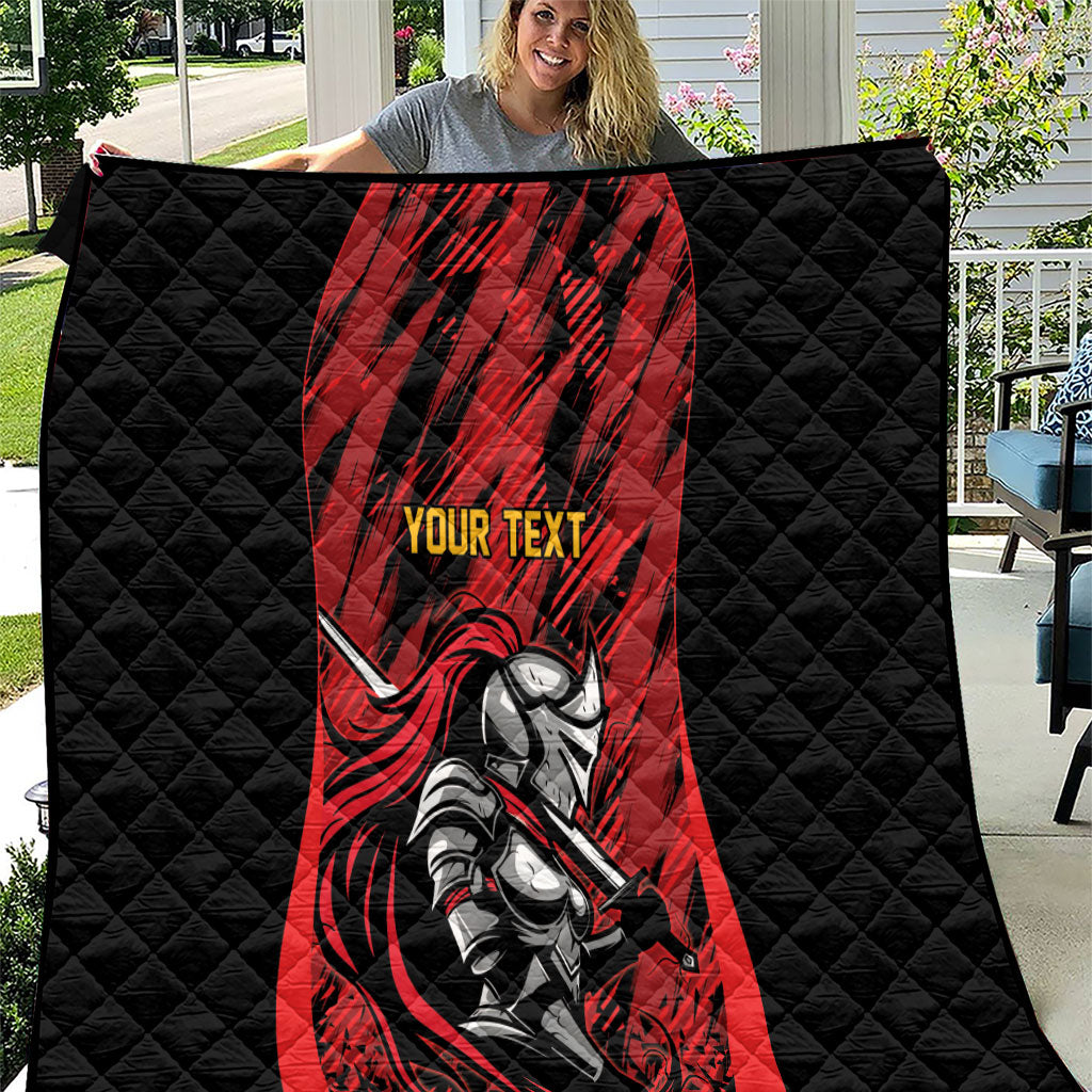 Custom Women’s Cricket Trinidad and Tobago Quilt Caribbean Woman Knight