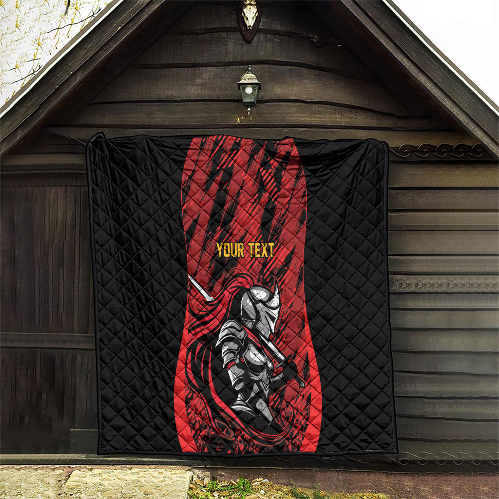 Custom Women’s Cricket Trinidad and Tobago Quilt Caribbean Woman Knight