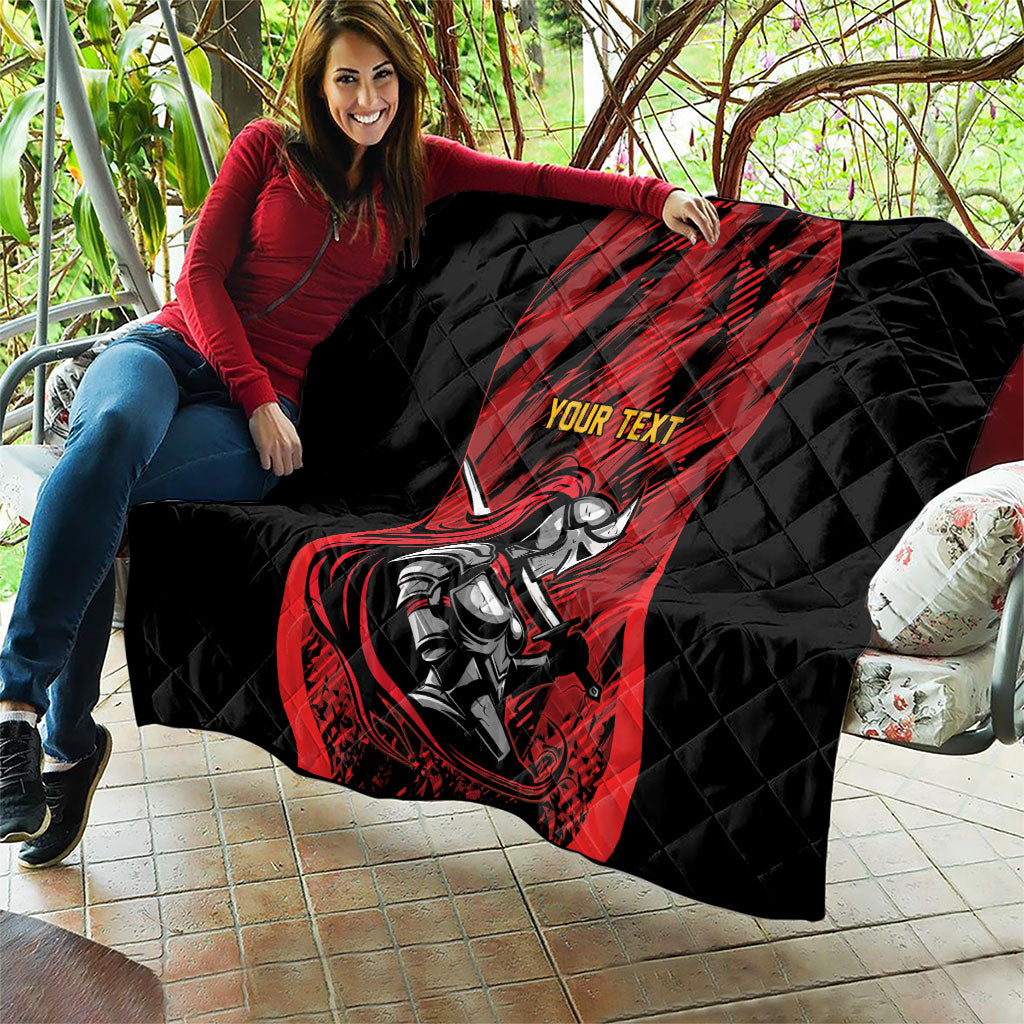 Custom Women’s Cricket Trinidad and Tobago Quilt Caribbean Woman Knight