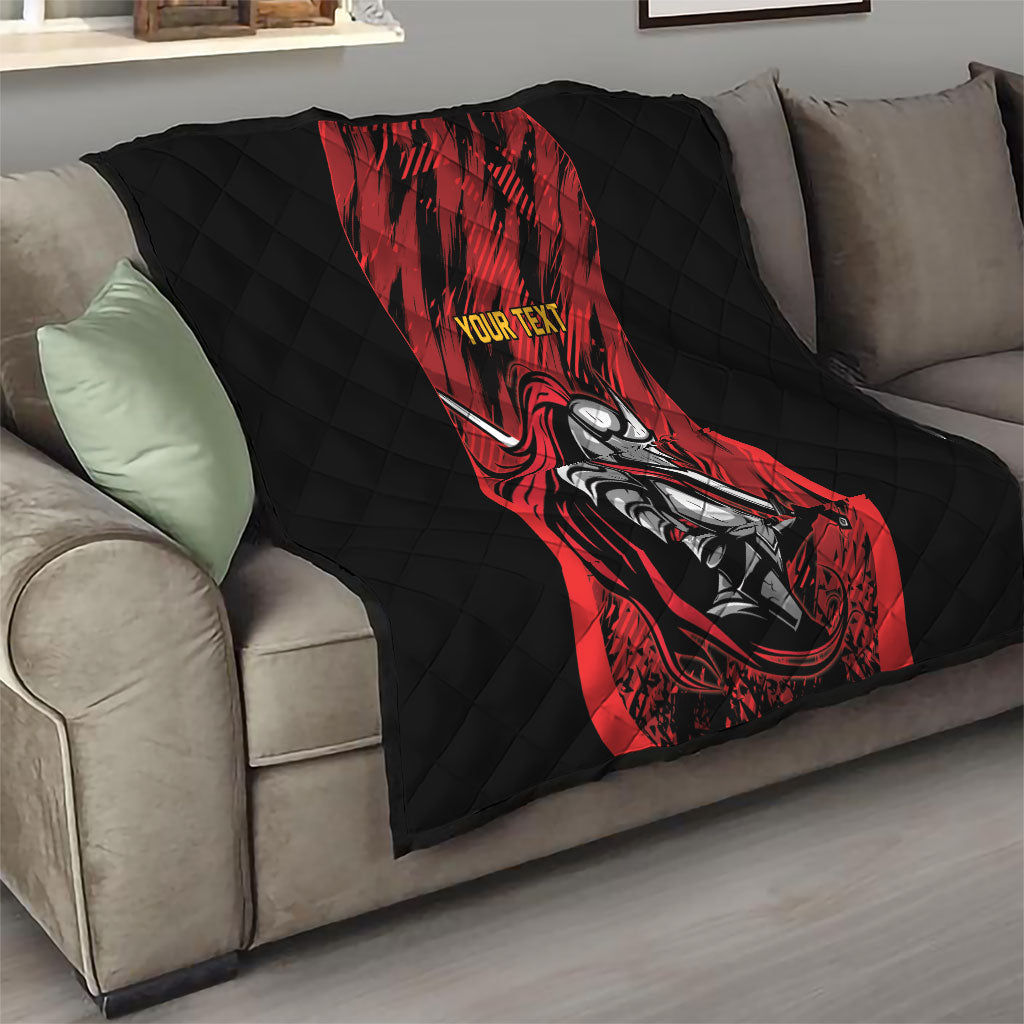 Custom Women’s Cricket Trinidad and Tobago Quilt Caribbean Woman Knight
