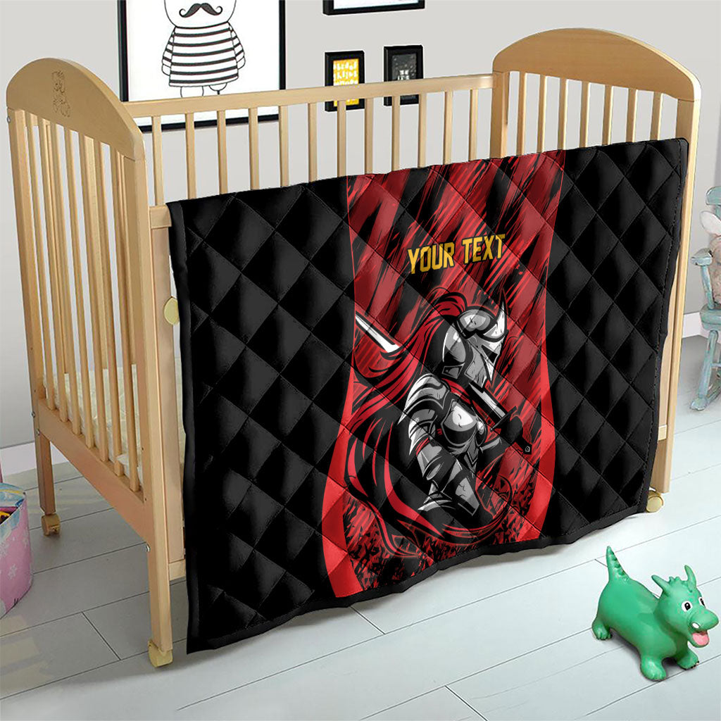 Custom Women’s Cricket Trinidad and Tobago Quilt Caribbean Woman Knight