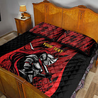 Custom Women’s Cricket Trinidad and Tobago Quilt Bed Set Caribbean Woman Knight