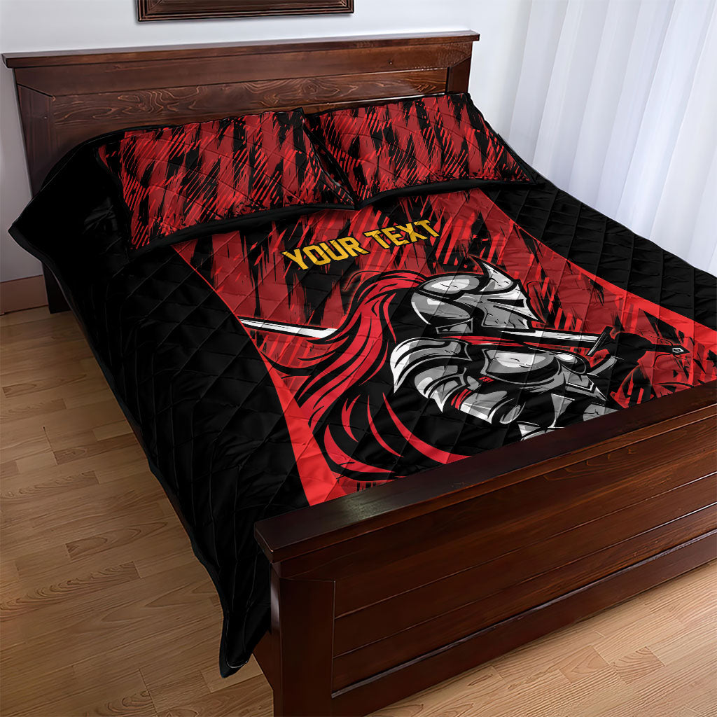 Custom Women’s Cricket Trinidad and Tobago Quilt Bed Set Caribbean Woman Knight