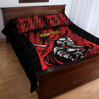 Custom Women’s Cricket Trinidad and Tobago Quilt Bed Set Caribbean Woman Knight