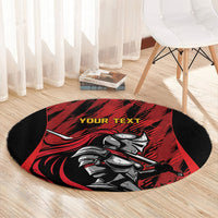 Custom Women’s Cricket Trinidad and Tobago Round Carpet Caribbean Woman Knight